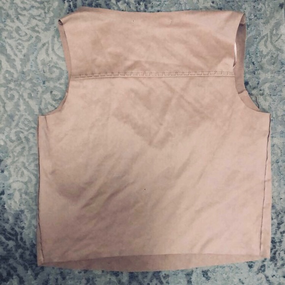 Guess Fringe Suede Top - Picture 4 of 4